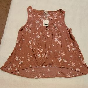 a.n.a XXL floral tank top